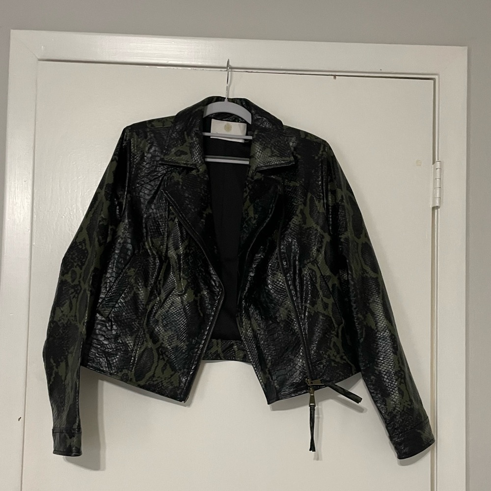 Ramy Brook Snake Print Jacket